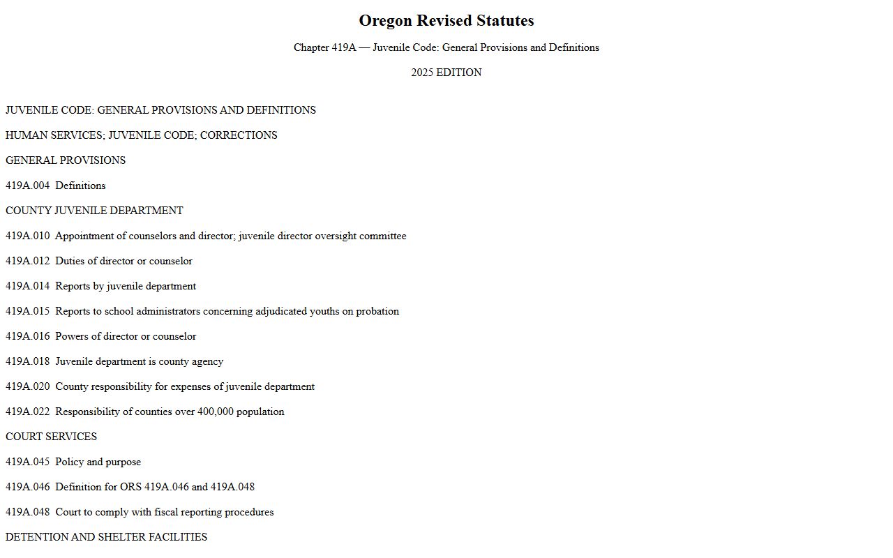 Hood River County probate records juvenile restriction law